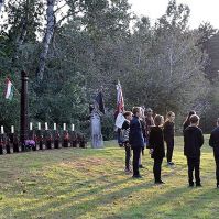 Október 6-i megemlékezés a Nyíri-erdőben