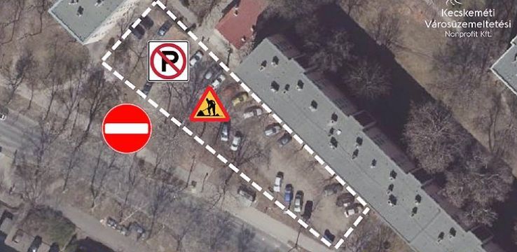 Elkészült a Nyíri út 21-29. szám (Hami Csemege) előtti parkoló felújítása