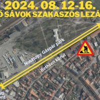 Folytatódnak az útkarbantartási munkák a Bethlen körúton