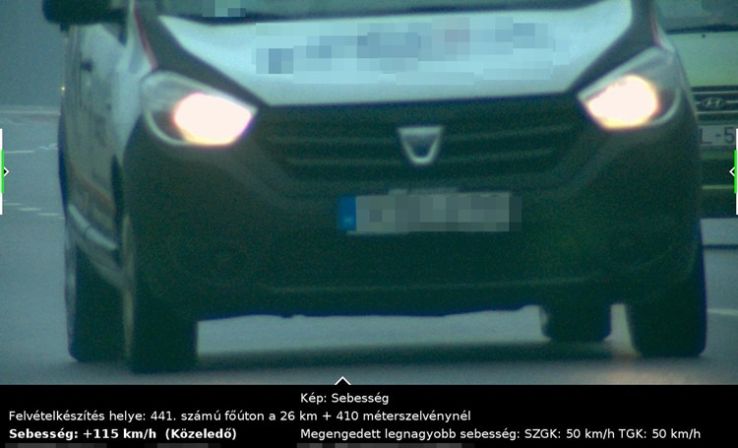 1134 gyorshajtó egy hét alatt Bács-Kiskunban