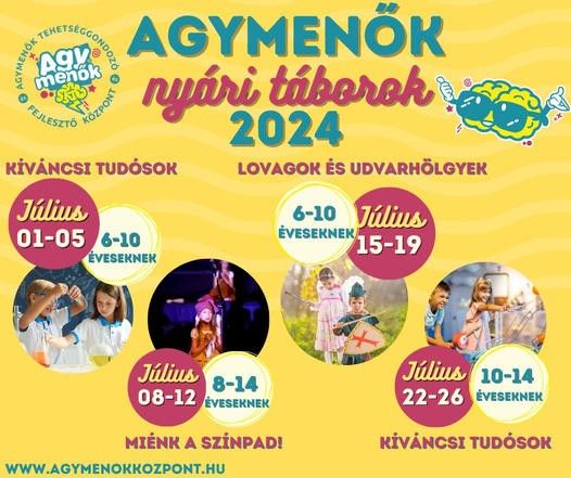 Nyári Táborok a kecskeméti Agymenők Központnál