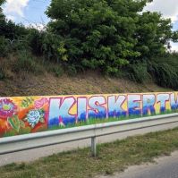 Elkészült a Kiskertvárost hirdető felirat