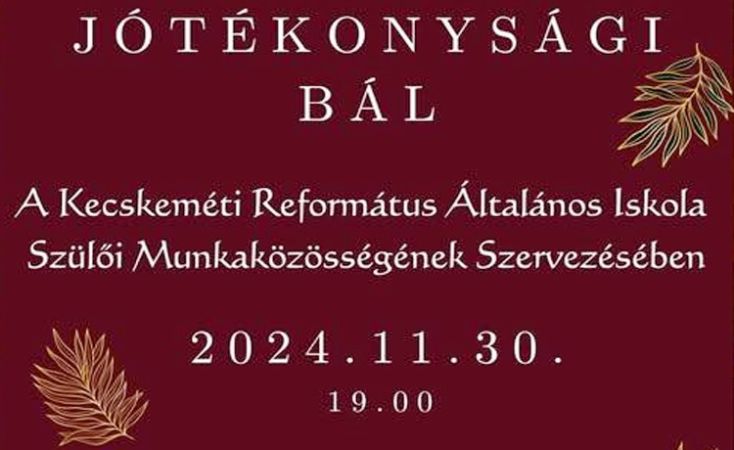 Támogató-belépőjegyek még korlátozott számban kaphatók a Refi jótékonysági bálra