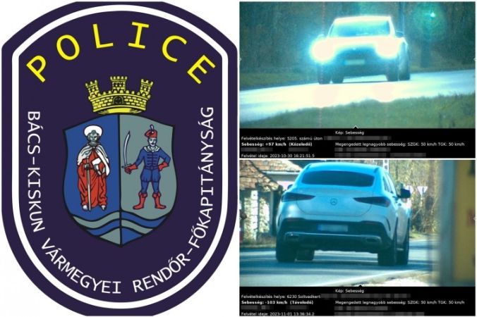 Bács-Kiskun vármegye közútjain múlt héten 70 balesetnél intézkedtek a rendőrök