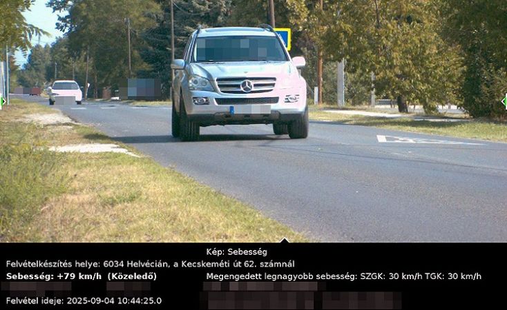 Múlt heti közlekedési mérleg: 68 baleset, 20 ittas sofőr, 2.115 gyorshajtó Bács-Kiskunban