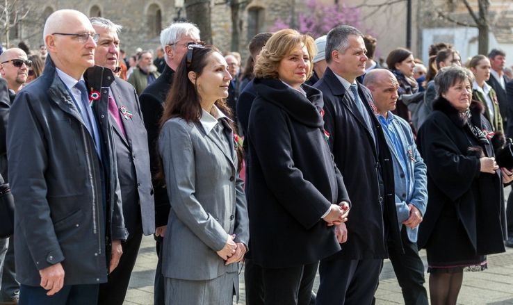 Ünnepi megemlékezés az 1848/49-es forradalom és szabadságharc évfordulója alkalmából Kecskeméten