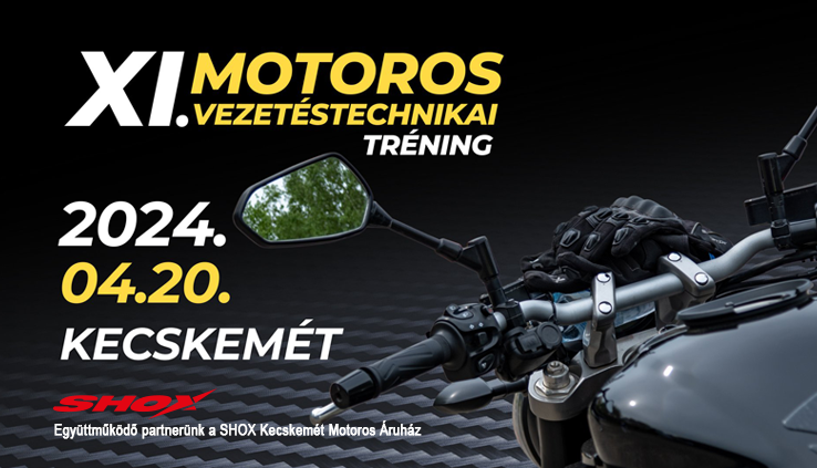 Szezonnyitó Motoros vezetéstechnikai tréning a Füredi Autósiskolában