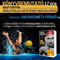Nagy Viktor-könyvbemutató a Kecskeméti Fürdőben