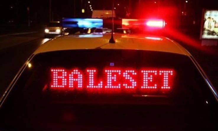 Árokba hajtott egy autó egy nagytestű kutya miatt Fülöpháza térségében