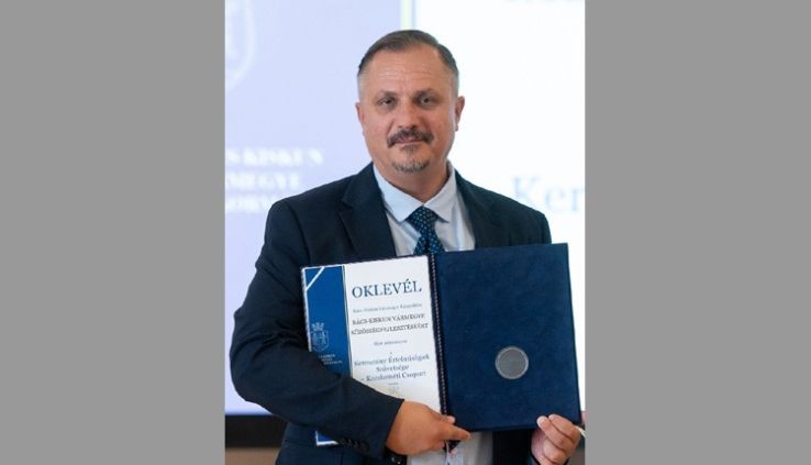 Bács-Kiskun Vármegye Közösségfejlesztéséért Díjat kapott a Keresztény Értelmiségiek Szövetsége Kecskeméti Csoportja