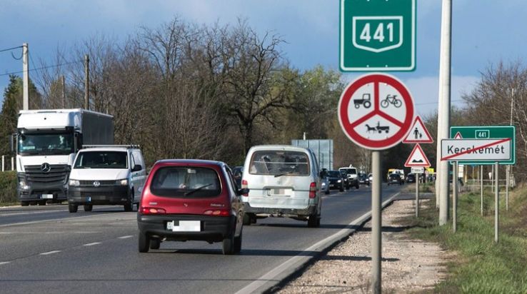 Elkészült a 441. főút burkolatfelújítása és négysávosítása Kecskemét és Nagykőrös között