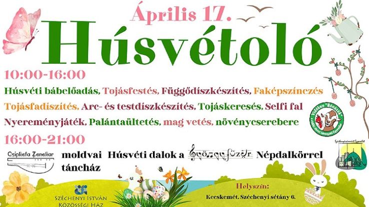 Húsvétolót rendeznek a Széchenyi István Közösségi Házban