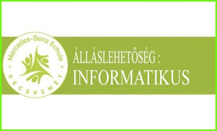 Álláslehetőség a Mercedes-Benz Iskolában: informatikust keresnek