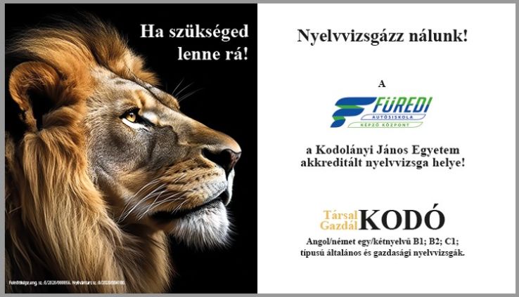 Nyelvvizsgázz a Füredinél!