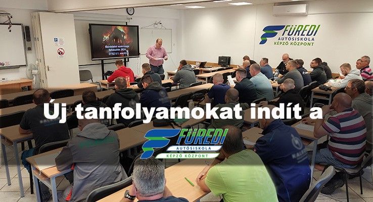 Két új tanfolyamot indít a Füredi Autósiskola és Képző Központ