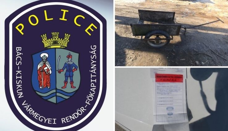 Lopott kézikocsival tolta el a zsákmányt