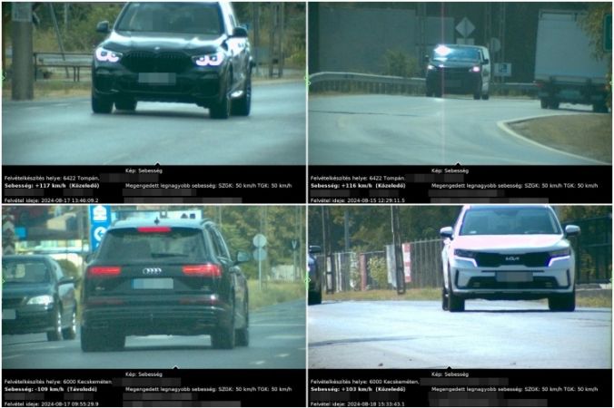 Hétről-hétre növekszik a gyorshajtók száma Bács-Kiskun vármegyében