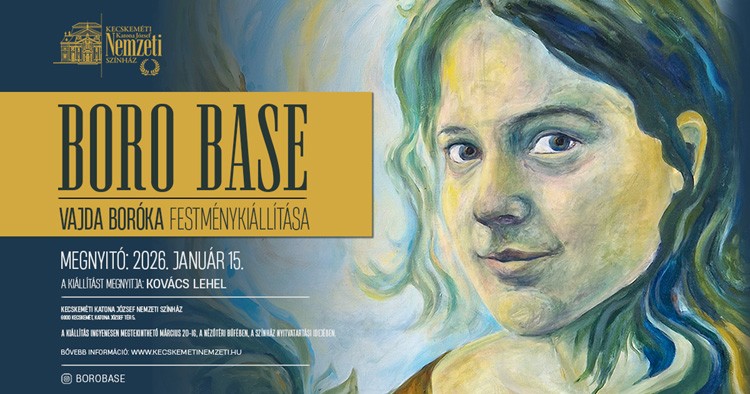 Vajda Boróka festménykiállítása a Kecskeméti Katona József Nemzeti Színházban