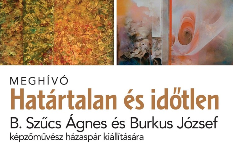 „Határtalan és időtlen” – B. Szűcs Ágnes és Burkus József kiállítása nyílik meg szombaton a Kecskeméti Városházán