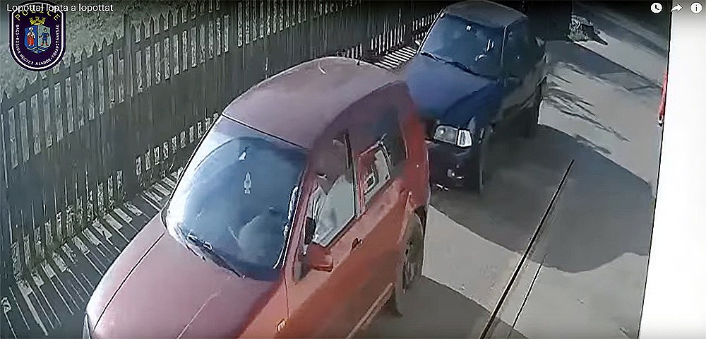 Egy korábban ellopott autóval húzták a vastelepre a frissen ellopott másik járművet
