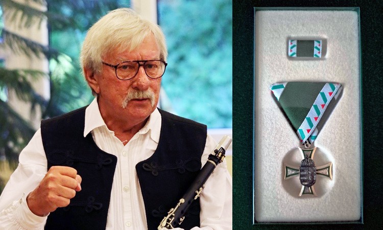 Magas rangú honvédelmi kitüntetést kapott Szabó Sándor