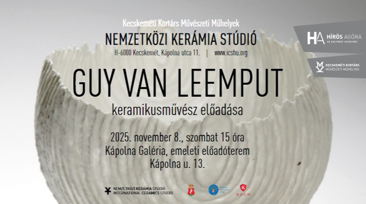 Guy van Leemput keramikusművész prezentációja a Kápolna utcában