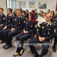 Ünnepi állománygyűlés a Bács-Kiskun Vármegyei Katasztrófavédelmi Igazgatóságon