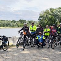 A Muzsikál az erdő program keretében a IUSTITIA-s Baráti Bringázók Tőserdőbe kerekeztek