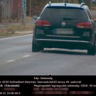 Soltvadkerten 50 helyett 127 km/h-val közlekedett - 468 ezer forintot fizet