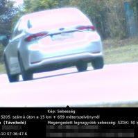 522 ezer forint - Egy Toyotát két egymást követő reggelen pontosan ugyanott mért be a traffipax
