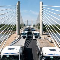 Megtörtént a Kalocsa-Paks Duna-híd próbaterhelése