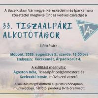 A 33. Tiszaalpári Alkotótábor kiállítása az iparkamarában