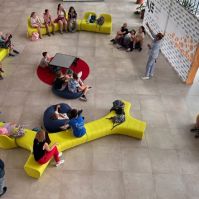 A Neumann János Egyetem CAMPUS Oktatási Épületével ismerkedtek a Kavalkád tábor résztvevői
