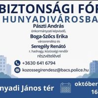 A Hunyadi tér környékének közbiztonságáról rendeznek fórumot