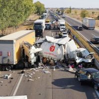 Halálos baleset történt az M5-ös autópályán Lajosmizsénél