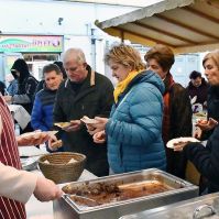 Nagy sikere volt a disznóvágásnak a Kecskeméti Piacon