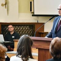 Tóth Attila nyitotta meg a kétnapos Országos Bibliaismereti Versenyt a Refiben