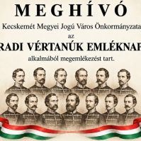 Megemlékezést tartanak az aradi vértanúk emléknapján Kecskeméten