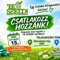 Összefogással a tisztább településért: Ismét TeSzedd! akciót szerveznek Helvécián