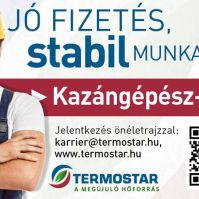 Kazángépész-fűtő munkatársat keres a TERMOSTAR Kft.