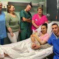 Linett baba az év első újszülöttje a kecskeméti kórházban