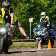 Füredi Autósiskola és Képző Központ: 13. alkalommal rendeztek Motoros vezetéstechnikai nyílt napot