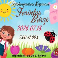 Szombaton ismét Forintos Börze várja a vásárlókat a Széchenyivárosi Kispiacon