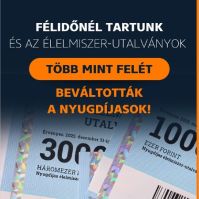 Zsigó Róbert: az élelmiszer-utalványok több mint felét beváltották a nyugdíjasok