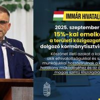 Immár hivatalos: 15%-kal emelkedik a területi közigazgatásban dolgozó kormánytisztviselők bére