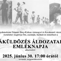 Koszorúzás a Kuláküldözés Áldozatainak Emléknapján