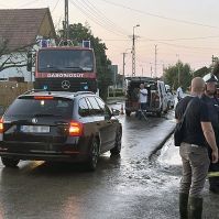 Csőtörés a Könyves Kálmán körút és a Drégely utca sarkánál