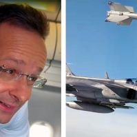 Kecskeméti Gripenek kísérték Szijjártó Pétert a litvániai Siauliaiban (VIDEÓ)