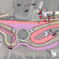 Tájékoztató a Kecskemét 441-445-ös utak körforgalmú csomópont átépítését érintő forgalomkorlátozásokról