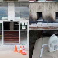 Letartóztatták a Kormányhivatal bejáratát felgyújtó hajléktalan férfit